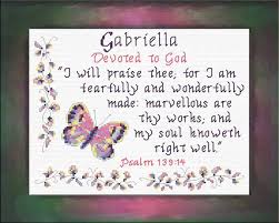 Gabriella is an italian, slavic form of gabrielle (hebrew). Name Blessings Gabriella Personalized Names With Meanings And Bible Verses
