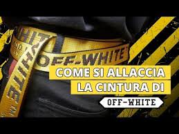 Come Allacciare La Cintura Off White Tutorial Youtube