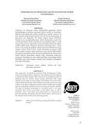 Maybe you would like to learn more about one of these? Pdf Perkembangan Penelitian Akuntansi Sektor Publik Di Indonesia