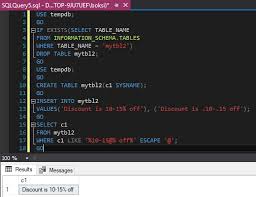 Sql Like Logical Operator Introduction And Overview