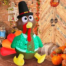 Head straight to your garden to gather your supplies, and diy your way to a beautiful holiday with these easy and fun crafts. Buy Angela Alex 6 Ft Thanksgiving Inflatable Decorations Thanksgiving Inflatable Turkey With Led Lights Indoor Outdoor Blow Up Decorations For Halloween Thanksgiving Home Garden Yard Decor Online In Ghana B07tcbx8kf