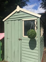 Cuprinol Willow And Country Cream Shed Painted Shed Shed Garden Shed