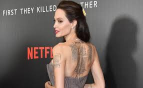 It was then replaced with her arabic tattoo. Angelina Jolie S All 16 Tattoos Revealed With Their Meaning And Pictures Glamour Path