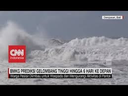 Berikut ini bmkg peringatan dini cuaca ekstrem yang terjadi besok, sabtu (10/7/2021). Bmkg Prediksi Gelombang Tinggi Terjadi Hingga Enam Hari Ke Depan Youtube