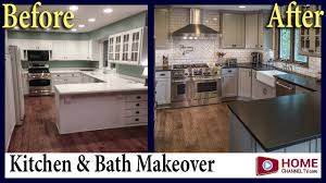 before & after country kitchen and bath