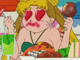 Eating Animated Gif Sailor Moon Funny Sailor Moon Usagi Sailor Moon