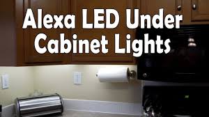 Alexa Controlled Under Cabinet Led Strip Lights Youtube