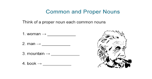 Noun town is the perfect place for parts of speech practice! Common And Proper Nouns Worksheet Brainstorming Activity All Esl