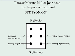 Modified tbx tone control wiring. Fender Marcus Miller Jazz Bass Mods