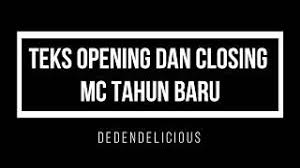 Contoh kata sambutan acara natal. Teks Mc Tahun Baru Opening Sampai Closing Youtube