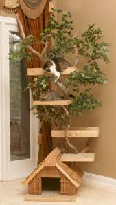 Tips On How To Build A Diy Cat Tree Or Kitty Condo Includes Ideas On Materials Design And Construction Cat Tree House Large Cat Tree Cat Tree