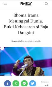Sosok bernama asli raden haji oma irama dikenal luas sebagai legenda hidup musik dangdut di tanah air. Beredar Kabar Raja Dangdut Rhoma Irama Meninggal Dunia Ini Faktanya