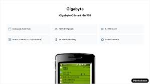 Gigabyte GSmart MW998 Image Gallery ...