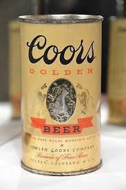 Coors Golden B R Golden Co 1954 Double Aged Version Old Beer Cans Vintage Beer Beer