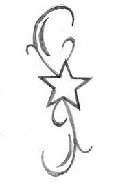 Joker tribal tattoo design car pictures. Simple Outline Star Tattoo Design