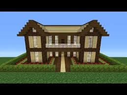 Minecraft Tutorial How To Make A Wooden House 16 Easy Minecraft Houses Big Minecraft Houses Minecraft Houses Blueprints