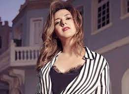 شبيهة إيمي سمير غانم تدفع الجمهور للتساؤل إخوات striped top fashion women