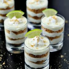 Key Lime Pie Dessert Shooters Recipe Yummly Recipe Mini Desserts Shot Glass Desserts Dessert Shooters