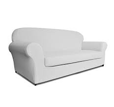 Merissa round curved dining loveseat. Dyfun 2 Piece Knit Spandex Stretch Dining Room Sofa Slipcovers Loveseat White Buy Online In Angola At Angola Desertcart Com Productid 35712800
