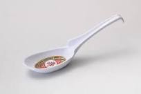 Chinese Style Longevity Pattern Melamine Spoon Chinatown Restaurant Rice  Soup Noodles Serving Spoon