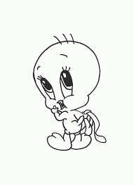 They will learn about the name of figure and. Baby Tweety Bird Coloring Page Kids Play Color