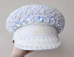 Hen Party Hat Winter Festival Wedding Bride Captain Hat Etsy Rave Hats Festival Hat Festival Wedding