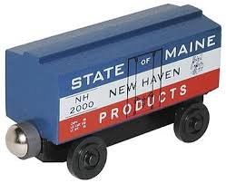 Whittle Wooden Toy Train Box Car State Of Maine 100225 Wooden Toy Train Wooden Train Toy Train