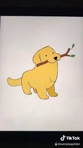 Found A Stick Video Cute Drawings Cartoon Dog Drawing Cute Cartoon Drawings