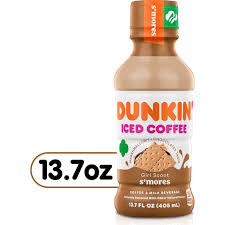 Raise your cup and salute the greatness of coffee! Dunkin S Mores Iced Coffee Bottle 13 7 Fl Oz Shop Phillips Iga