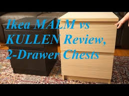Ikea malm bedside tables white. Review Ikea Malm Vs Kullen 2 Drawer Chests Youtube
