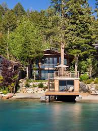 We're always up to date…every lakefront real estate listing on our site is available, including luxury and vacation waterfront homes. Living Lakeside 60 Luxurious Waterfront Properties Lake Houses Exterior House Designs Exterior Lakefront Property