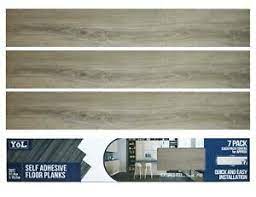 Glue down vinyl materials are only going to properly adhere to concrete or plywood subfloors, so you. Bodenbelage Planken Fliesen Selbstklebendes Hellgrau Holz Vinyl Bodenbelag Bad Kuche Ebay