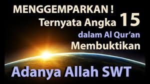 Untuk tahu apakah angka tertentu dipakai sebagai lambang, kita harus melihat konteksnya. Keajaiban Angka 15 Dalam Al Qur An Youtube