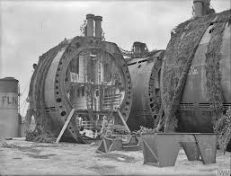 Parts Of Pre Fabricated U Boats Boat German Submarines Navy Coast Guard