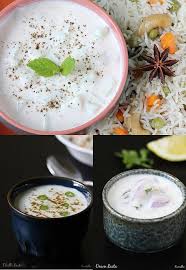 Raita Recipes 12 Raita Varieties For Biryani Pulao Recipe Indian Food Recipes Raitha Recipes Biryani