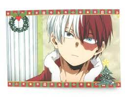 My Hero Academia Post card Todoroki Shoto Christmas | eBay