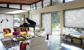 Mini blinds make a great. Window Treatments For Patio Sliding Glass Doors Hunter Douglas