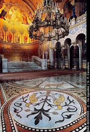 This is a colorized black and white photo of neuschwanstein's throne room from 1886, by joseph albert. The Throne Room In Neuschwanstein Castle 1869 1886 Built By King Ludwig Ii Of Bavaria Near Fussen Bavaria Ge Neuschwanstein Castle Castles Interior Castle