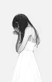 Black And White Anime Pictures Sad Pin De Miya En 999 Dibujos Tristes Anime Llorando Dibujos