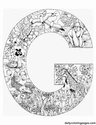 Http Dailycoloringpages Com Images G Animal Alphabet Letters To Print Png Boyama Sayfalari Desenler Harfler