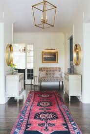 Antique burgandy gold french swirls pink rose garland aubusson wool carpet. 20 Sophisticated Ways To Style A Pink Rug The Perennial Style Dallas Fashion Blogger