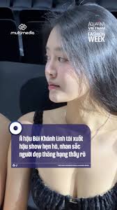 Á hậu Bùi Khánh Linh tái xuất hậu show hẹn hò, nhan sắc người đẹp thăng  hạng thấy rõ #AquafinaTuanLeThoiTrangQuocTeVietnam #PureStyleShines  #ToaSangPhienBanThuanKhiet #MultiMediaJSC