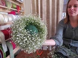Diy How To Baby S Breath Ball Small Bridal Bouquets Babys Breath Flower Ball