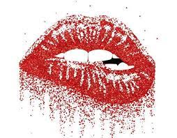 Red Dripping Lips Wall Art Red Glitter Lips File For Etsy Dripping Lips Glitter Lips Clip Art