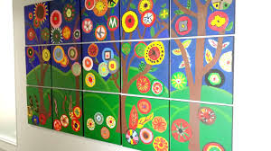 Corproate Creative Team Building Mural On Office Wall Toddler Art Classes Office Mural Mural Wall Art