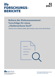 Tax payment (tax with holding). Reform Of The Income Tax The Rate Of The Federal State Of Lower Saxony Publication Ifo Institute