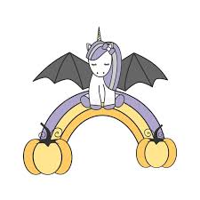 Pour faire le contour de la licorne un feutre noir. Licorne De Noir De Kawaii Illustration De Vecteur Illustration Du Agrafe 122198079