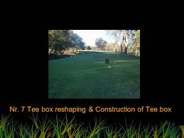 It's ironic because a course's teeing grounds make. Completion Of Winter Projects Bunker Reconstruction Nr 4 Pre Construction Ppt Download