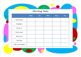 Morning Routine Star Chart Reward Chart Template Printable Reward Charts Reward Chart