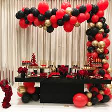 18th Birthday Black And Gold 50th Birthday Party Decorations 33 3k Followers 506 Following 593 Posts See Instagram Photos And Videos From Ocotlan Party Red Birthday Party Red Party Decorations Black Party Decorations